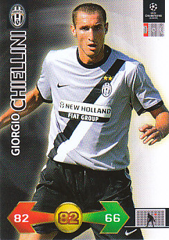 Giorgio Chiellini Juventus FC 2009/10 Panini Super Strikes CL #176